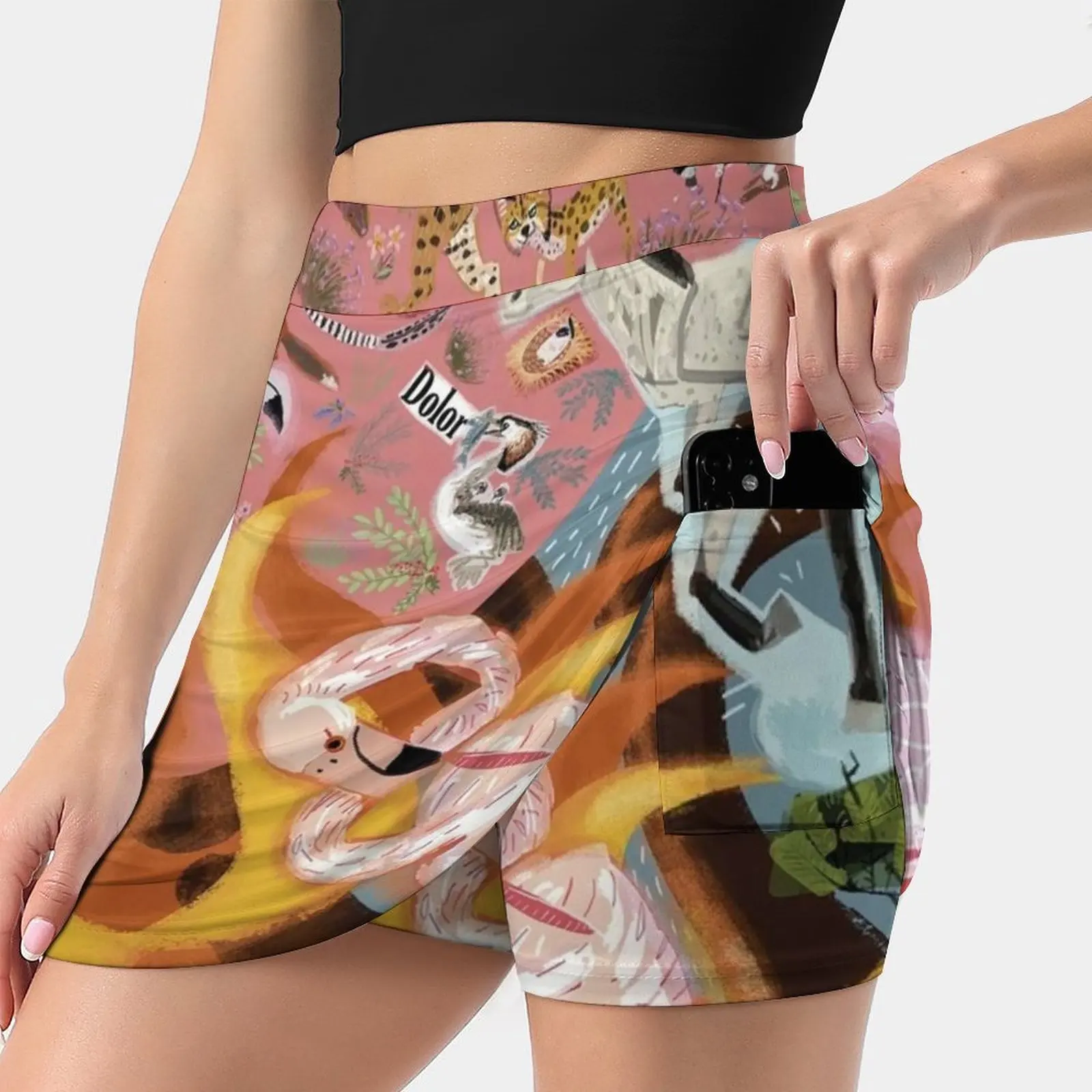 Paradise Before The Fire ( Sghn ) Women's skirt Aesthetic skirts New Fashion Short Skirts Belettelepink Artprint Charitable