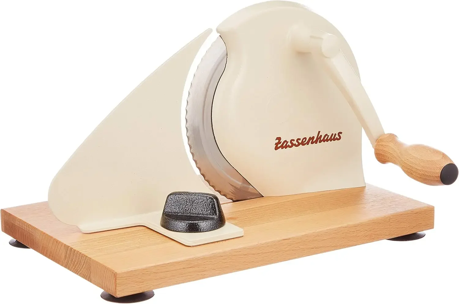 Klassieke handmatige broodsnijmachine, 11,75 inch bij 8 inch, crème, (72082)