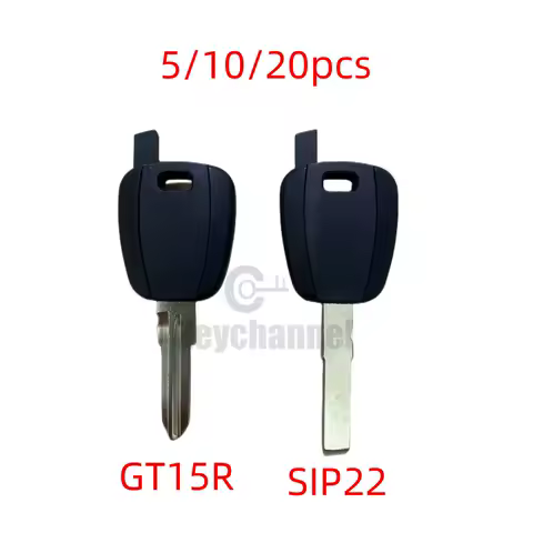 5/10pcs Transponder Key Car Ignition Chip Key Head Duplicate Key GT15R SIP22 Key Blank for Fiat Bravo Idea Citroen Peugeot Iveco