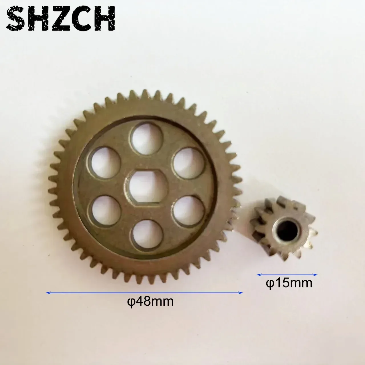 Mini engranajes  48mm  diámetro para cortacésped, motosierra con batería  litio, conjunto  piñón con agujeros cuadrados