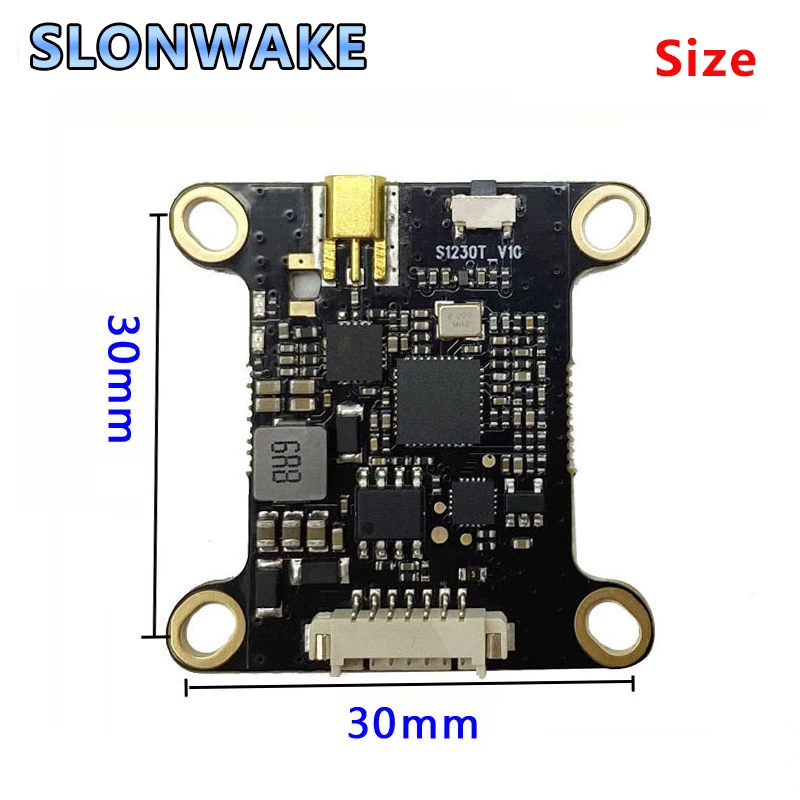 FPV 트래버싱 드론용 장거리 송신기, 피트 모드 0, 200, 500, 800, 1600mW, 조절식 VTX 2-6S, 5.8GHz, 48CH, 1.6W, 신제품