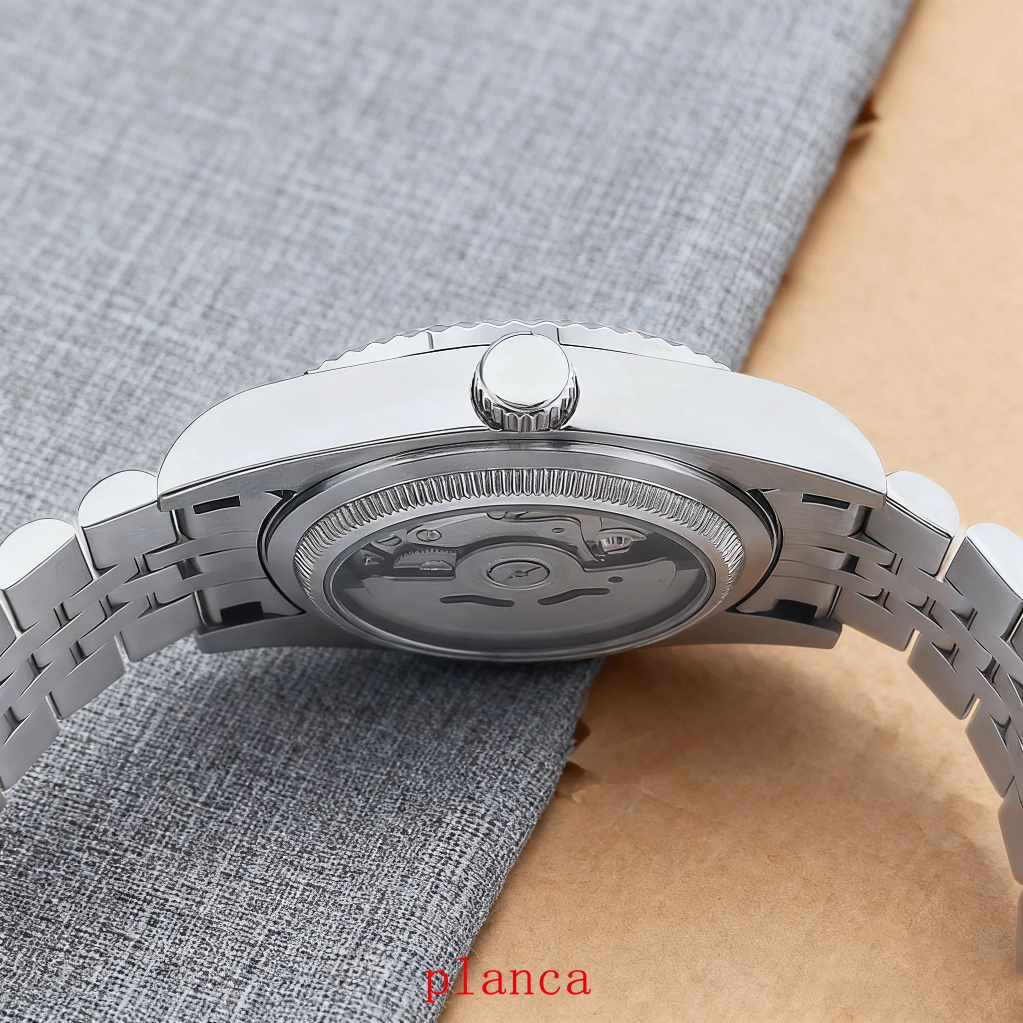 36/39mm Gold/rose gold Men's Clock Automatic Relogio Masculino NH35 Mechanical Sapphire Luminous Watch