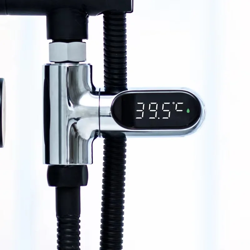Universal Shower Head Hot Tub Water Temperature Monitor Electricity LED Display Bathing Temperature Meter Bathroom Accessories