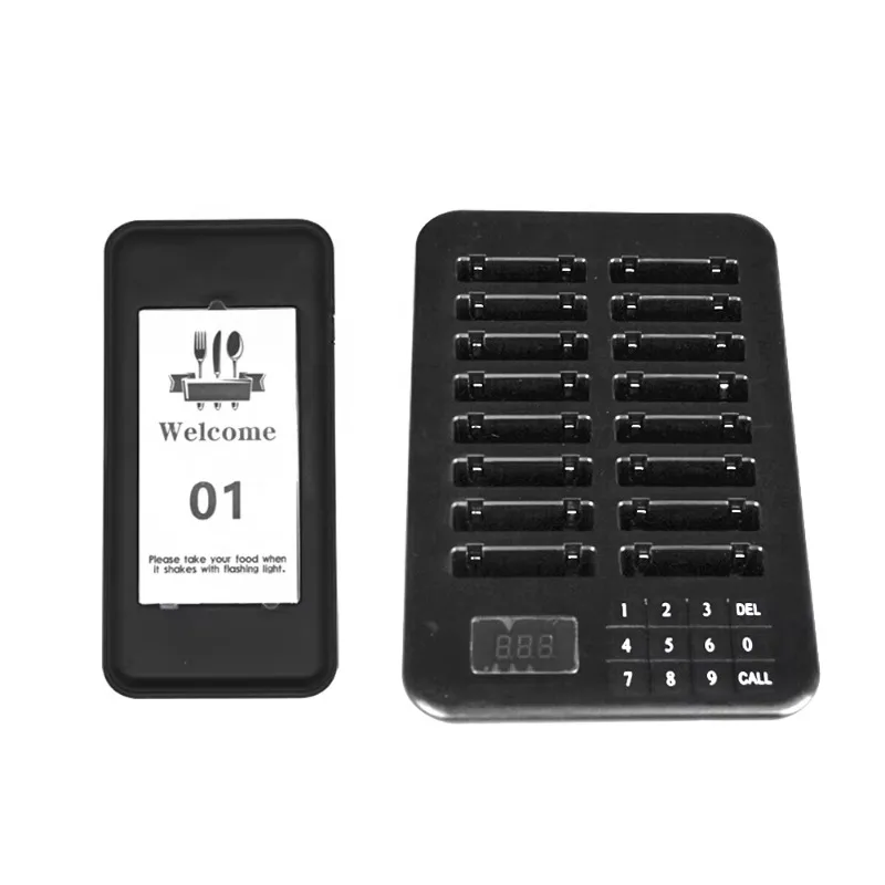 Vibrating Wireless Restaurant Paging Fastfood Queue Guest Pager System