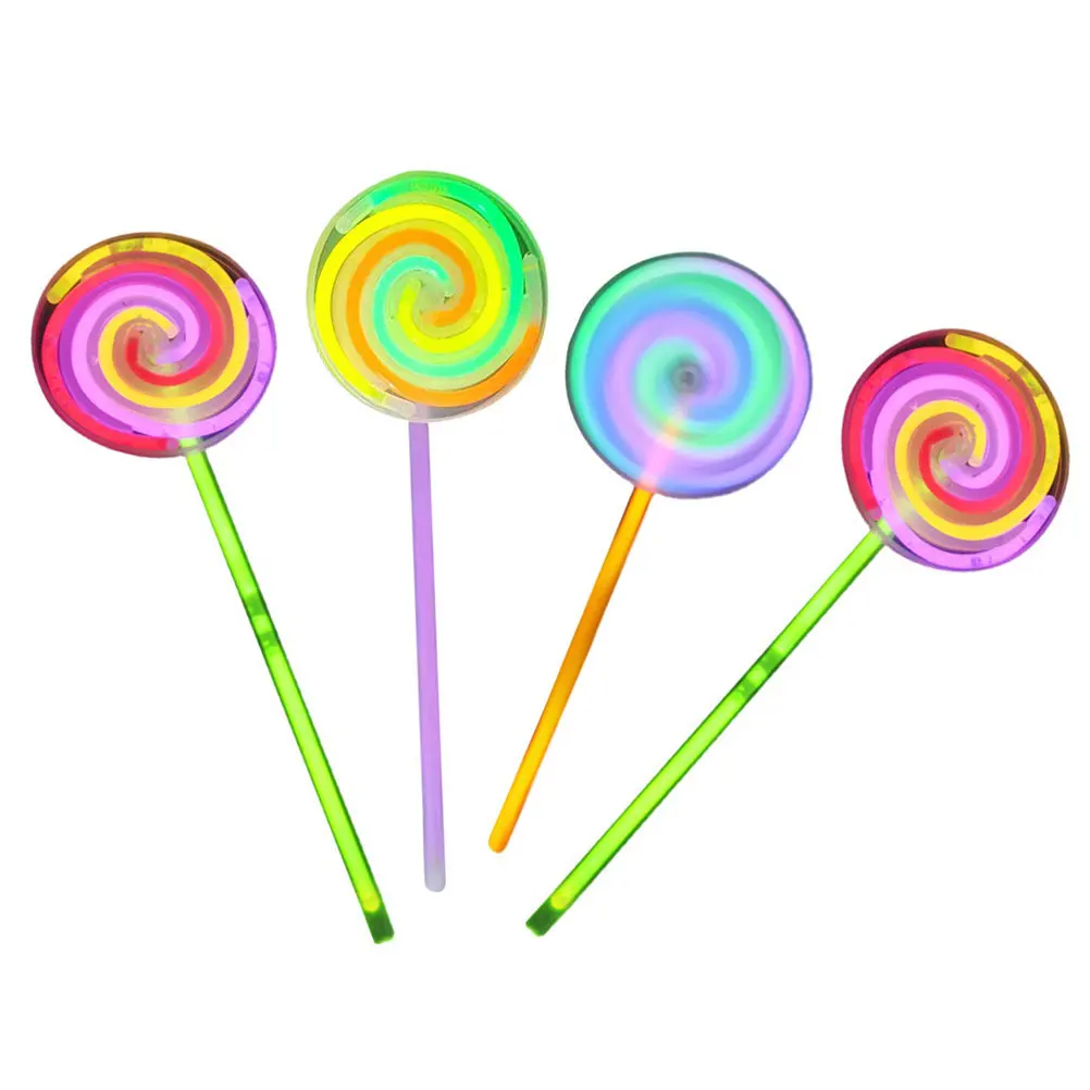 

4 комплекта светящихся палочек-леденцов для детей и взрослых, товары для вечеринок, фестивалей, танцевальных клубов, спортивных мероприятий, светящиеся палочки, сувениры для взрослых на вечеринках