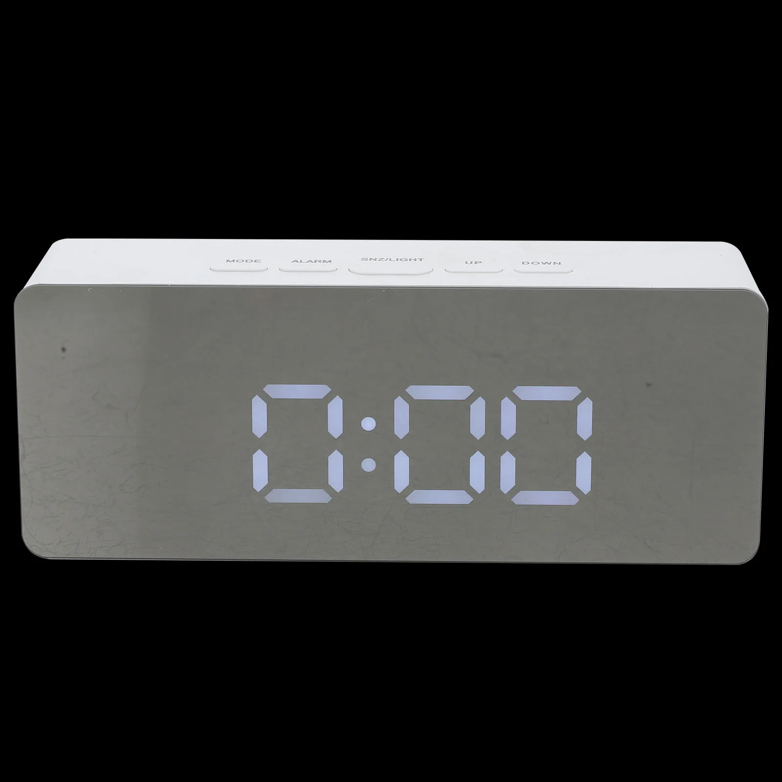

Sturdy Mirror Surface Digital Alarm Led Display For Bedroom Home Decor Modern Indoor Alarm Clock For Electronic