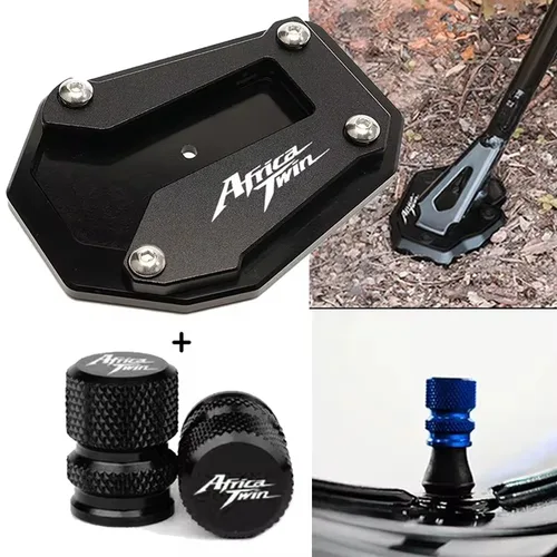 Imagen 1 del producto Para Honda Africa Twin CRF1100L CRF 1100 L 2020-2022 2023 2024 2025 soporte de válvula de motocicleta soporte lateral almohadilla de extensión