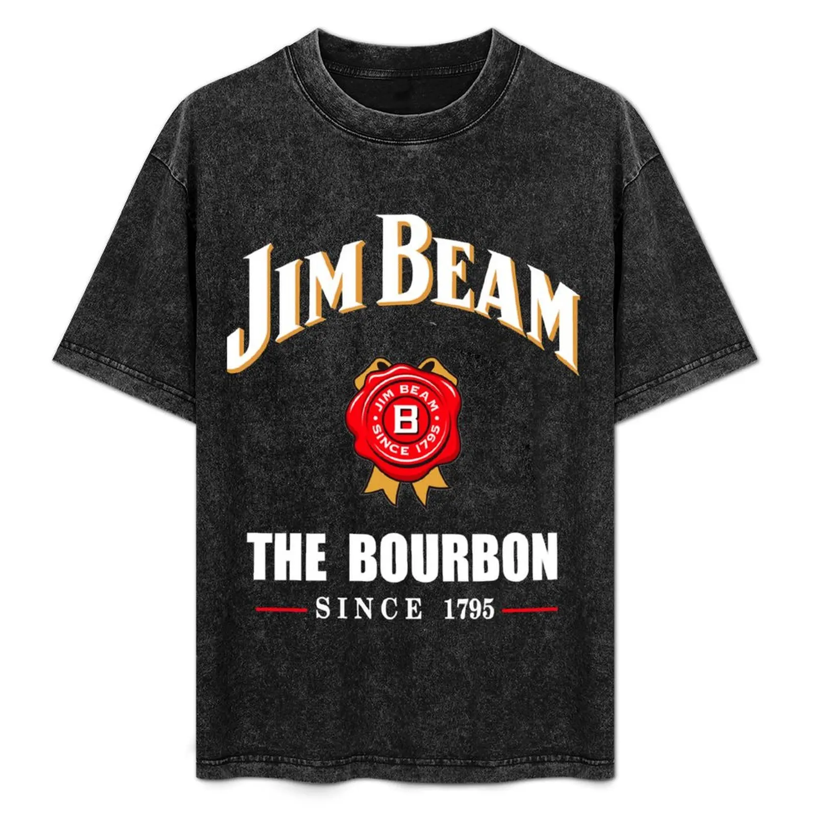 Jim Beam T-Shirt oversized t shirt anime figures shirts graphic tee anime t shirt for men