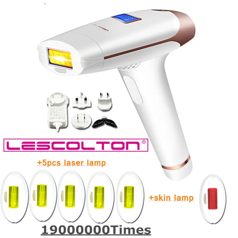 Lescolton T009i 1900000Shots Can Choose IPL Epilador LCD Display Machine Laser Permanent Bikini Trimmer Electric IPL Epilator