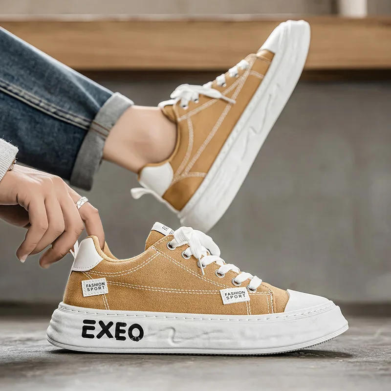 

2025 новейшая осенняя высококачественная мужская повседневная обувь с низким берцем - дышащая женская спортивная обувь - большой размер