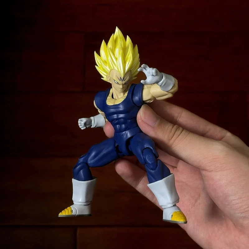 

Black Hole Toys & Tk Dragon Ball Z Shf Ssj Battle Damage Majin Vegeta Demons Awakener Аниме Фигурка Коллекционная модель Подарок