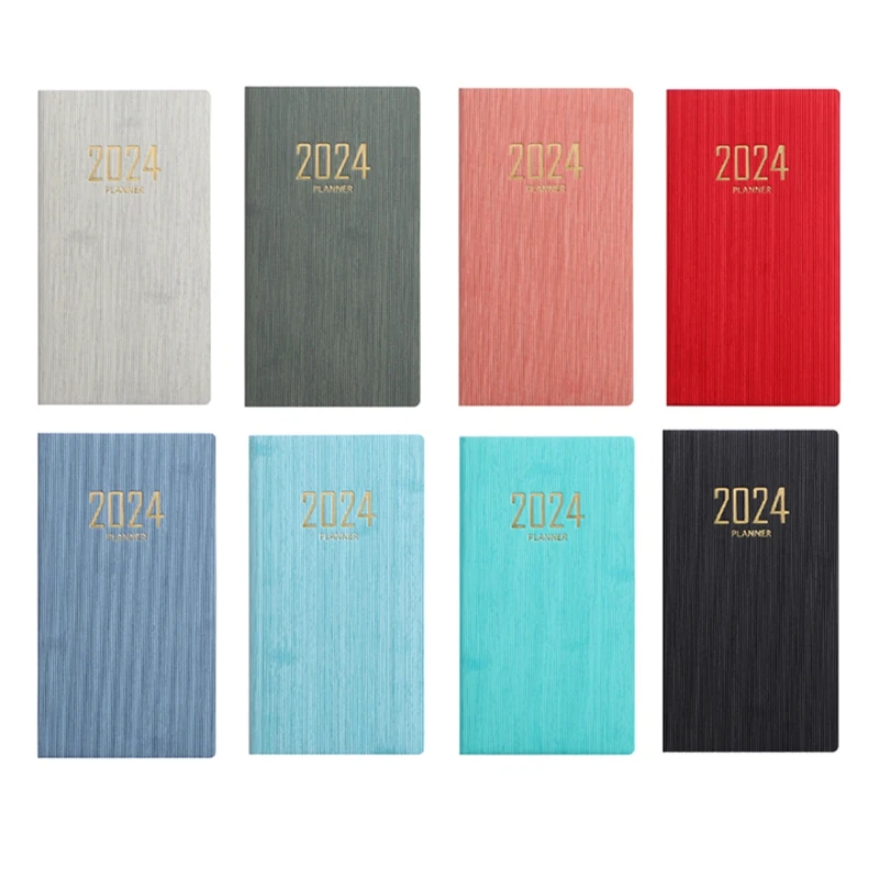 8 PCS 2024 Planner Pocket Notebook Small Calendar Multicolor For Purse 6.8 X 3.8Inch, Daily Weekly And Monthly Agenda