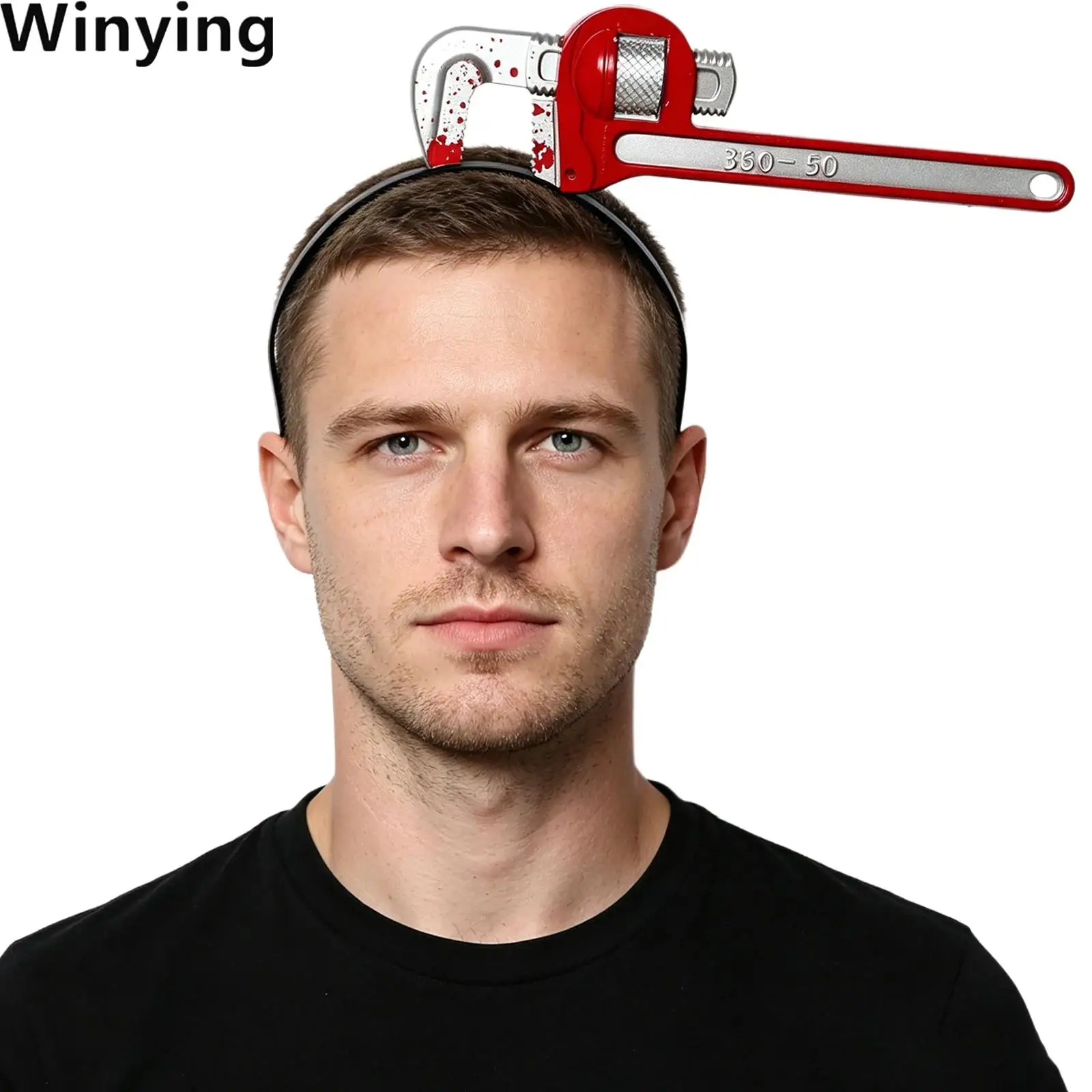 

Men Women Spooky Detachable Unique Shape Headband Horror Hair Band Costume Accessaries for Halloween Cosplay Party
