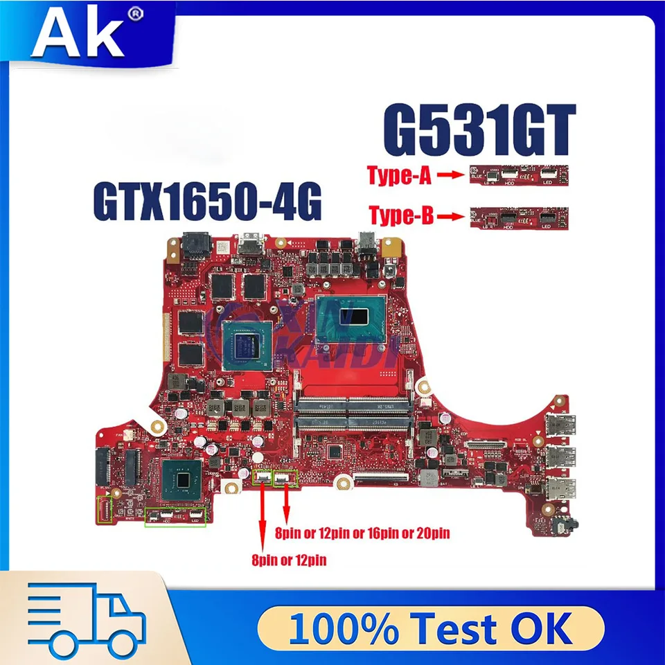 ASUS ROG Strix G531GT Motherboard for G731GT GL731GT