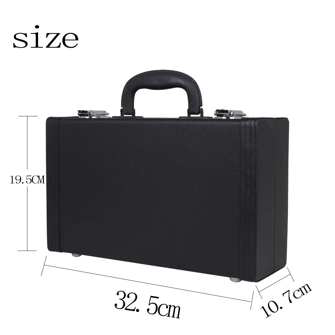 Clarinet Bag Black Clarinet PU Leather Case with Cotton Pad High Quality Woodwind Instruments Clarinet Accessories