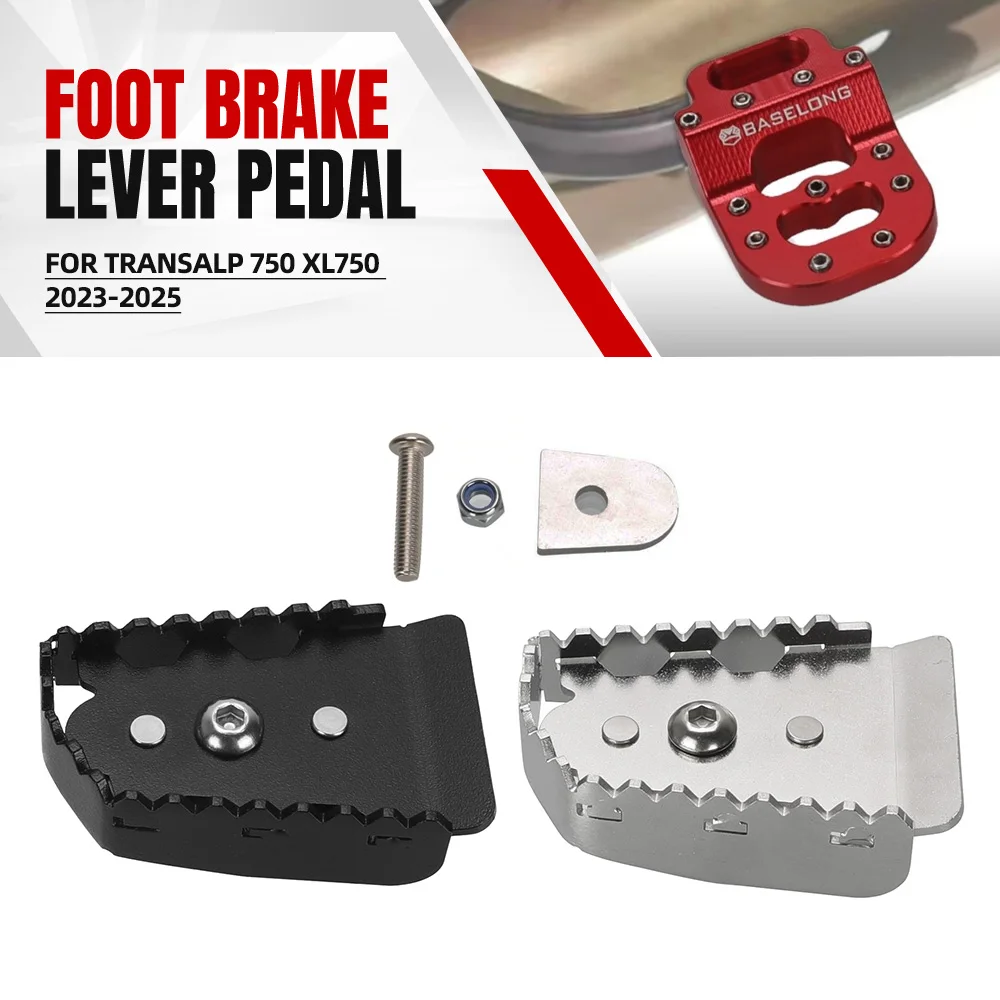 

Педаль ножного тормоза мотоцикла XL750, увеличенная ступенчатая пластина, удлинитель, подставка для Honda XL750 XL 750 Transalp 2023-2024-2025