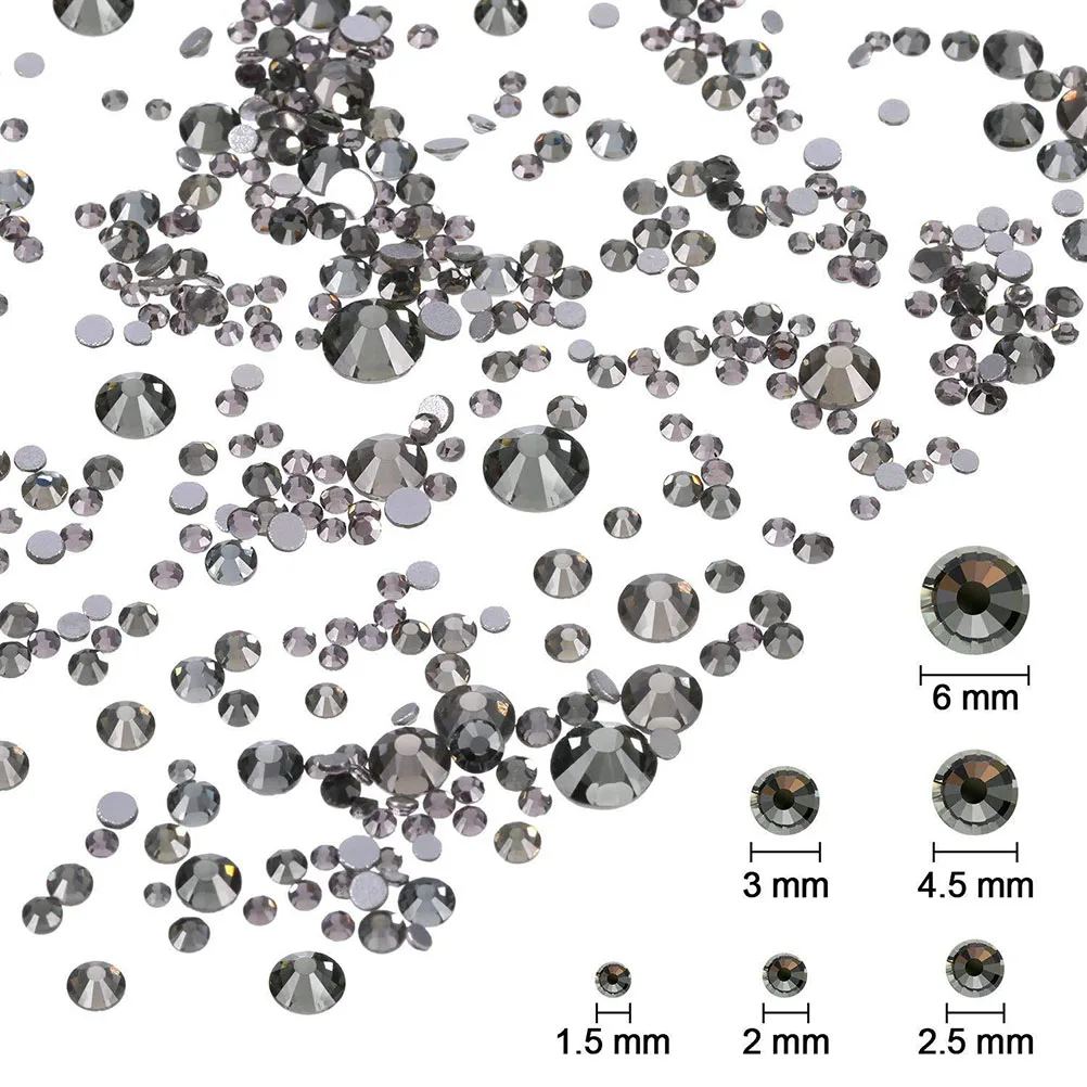 

2000 Pcs Crystal Sticker Beading Kits DIY Beads for Necklace Making Rhinestones Set Decorative Miss