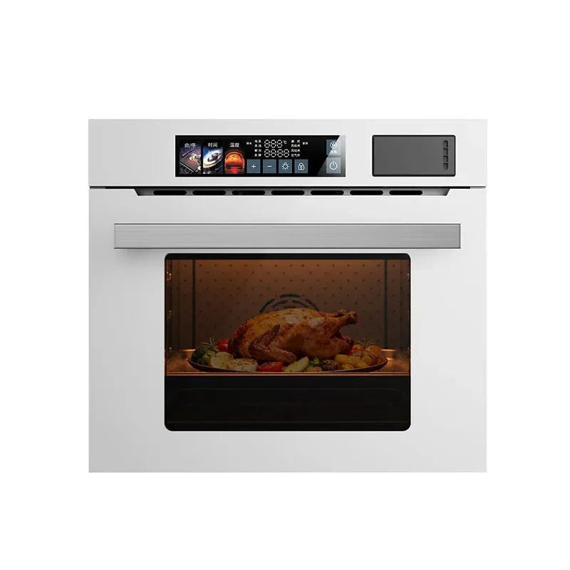 60L Large-Capacity Electric Steam Oven, Single-Door Household Oven, Built-In Baking Oven, Steam/Bake/Air Fryer 220V(Customized) view 5