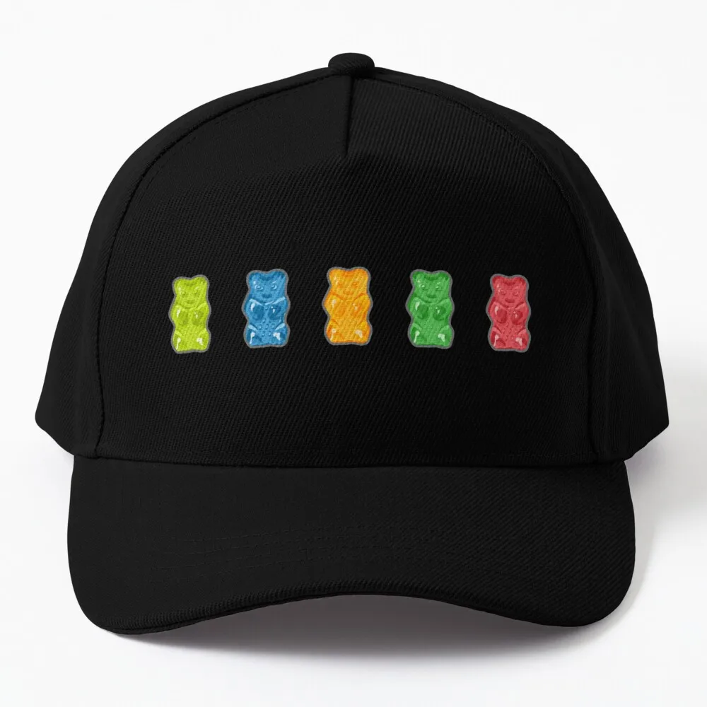 Rainbow Gummy Bears Baseball Cap Golf Wear Christmas Hat Women's Beach Outlet Men's