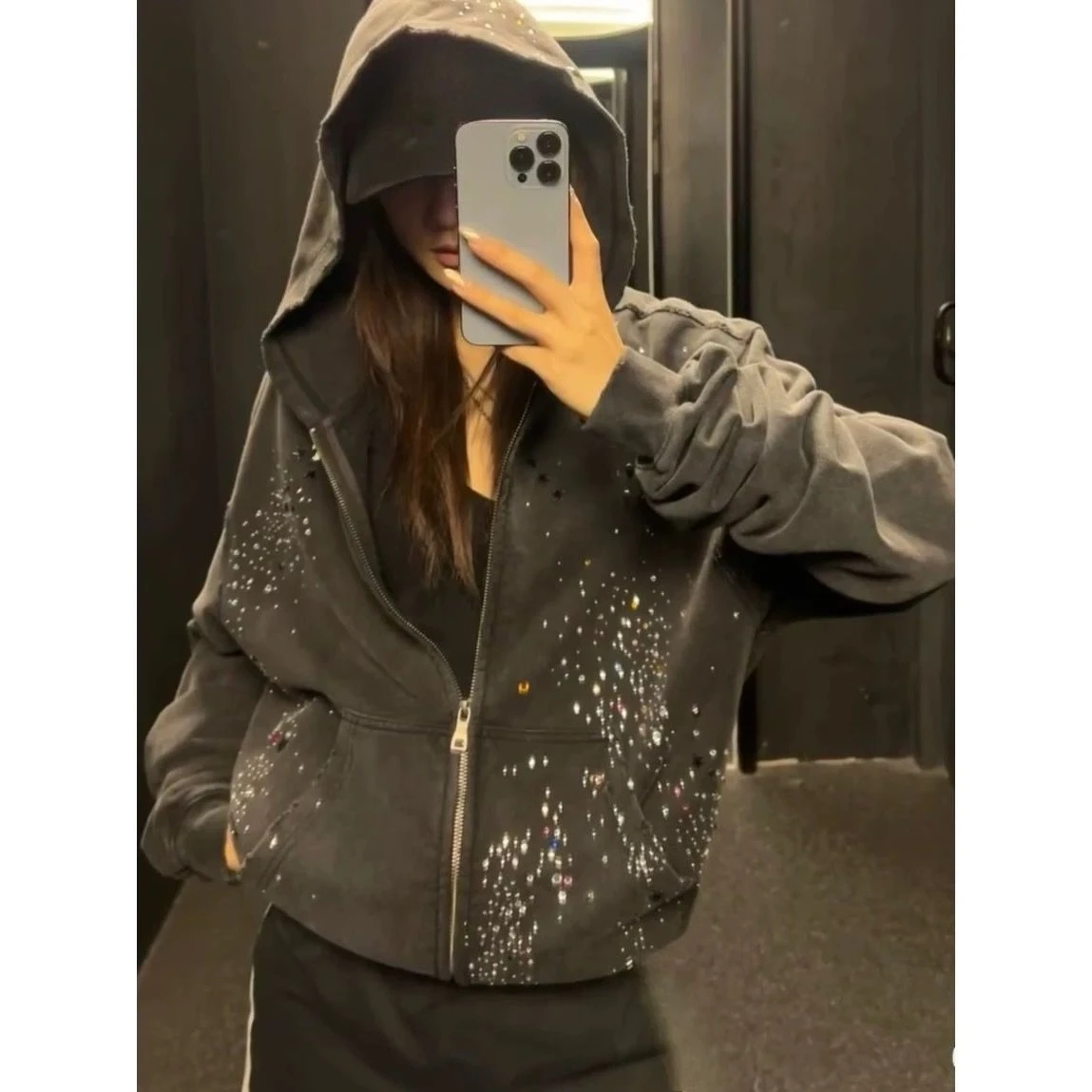 

Harajuku японские винтажные куртки для женщин толстовки на молнии повседневная верхняя одежда модная уличная одежда пальто Y2k топы Ropa Mujer