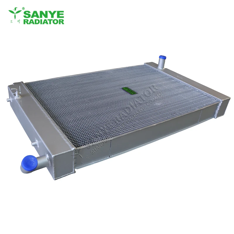 5 Ton Loader Cooling Systems 50 Series All Aluminum Plate Fin Water tank Radiator