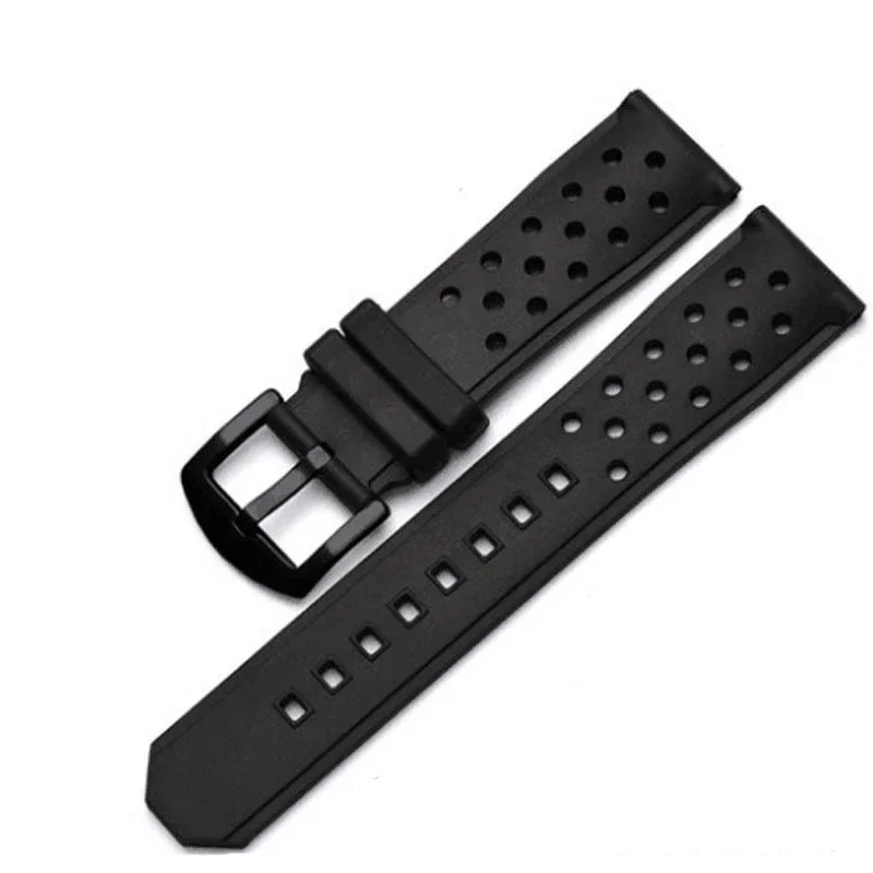 For TAG Heuer Accessories Breathable Hole Comfortable Soft Needle Buckle Watch Strap 22mm Waterproof Sweatproof Watchband