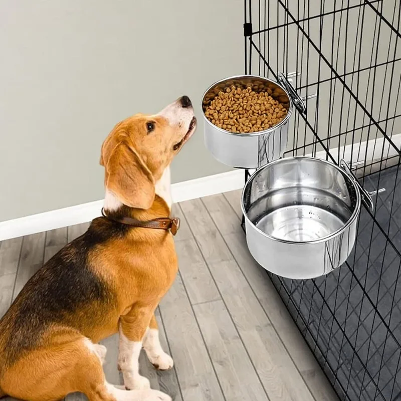 

Stainless Steel Dog Bowl with Large Capacity and Anti Knock Dog Bowl and Food Bowl