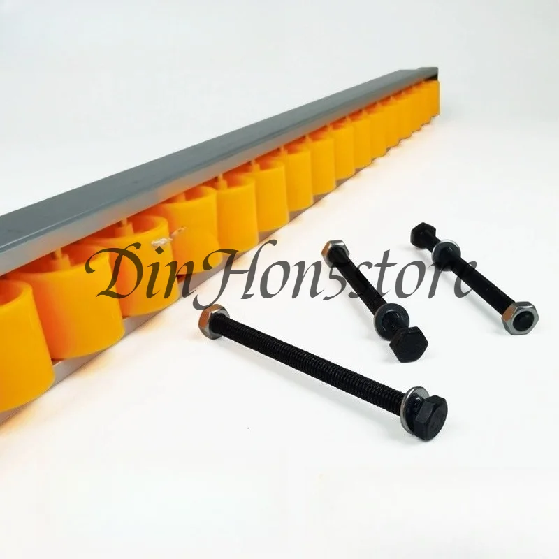Aluminum alloy fluent strip slide rail Roller fluent strip slide push woodworking machinery accessories