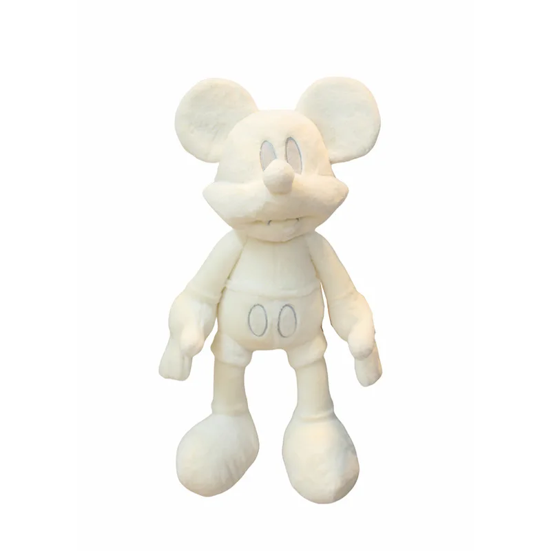 Disney schattige Mickey Mouse pluche pop gevulde zachte poppen pluche film grote witte baby cadeau speelgoed