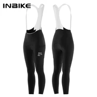INBIKE-pantalones con pechera para ciclismo para mujer, medias de primavera para bicicleta de carretera, pantalones largos transpirables profesionales para ciclismo de montaña