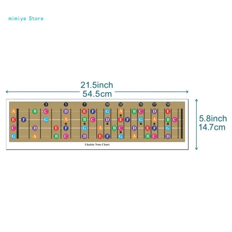 pipi Ukulele Chord Chart Poster Fingering Diagram Chord Poster for Adult or Kid image 6