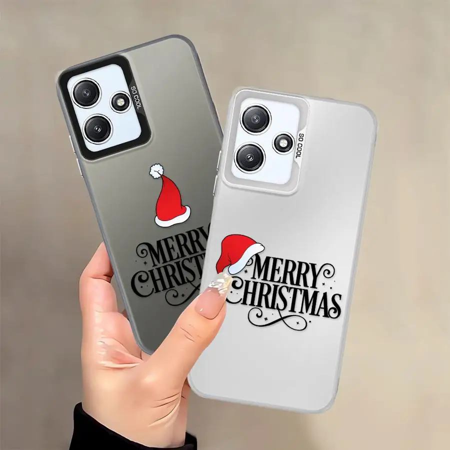 عيد الميلاد قبعة الأزياء حالة الهاتف ل Xiaomi Redmi 13 12C 12 A4 A1 A3 A2 زائد 13C 14C A3x لينة غطاء #1