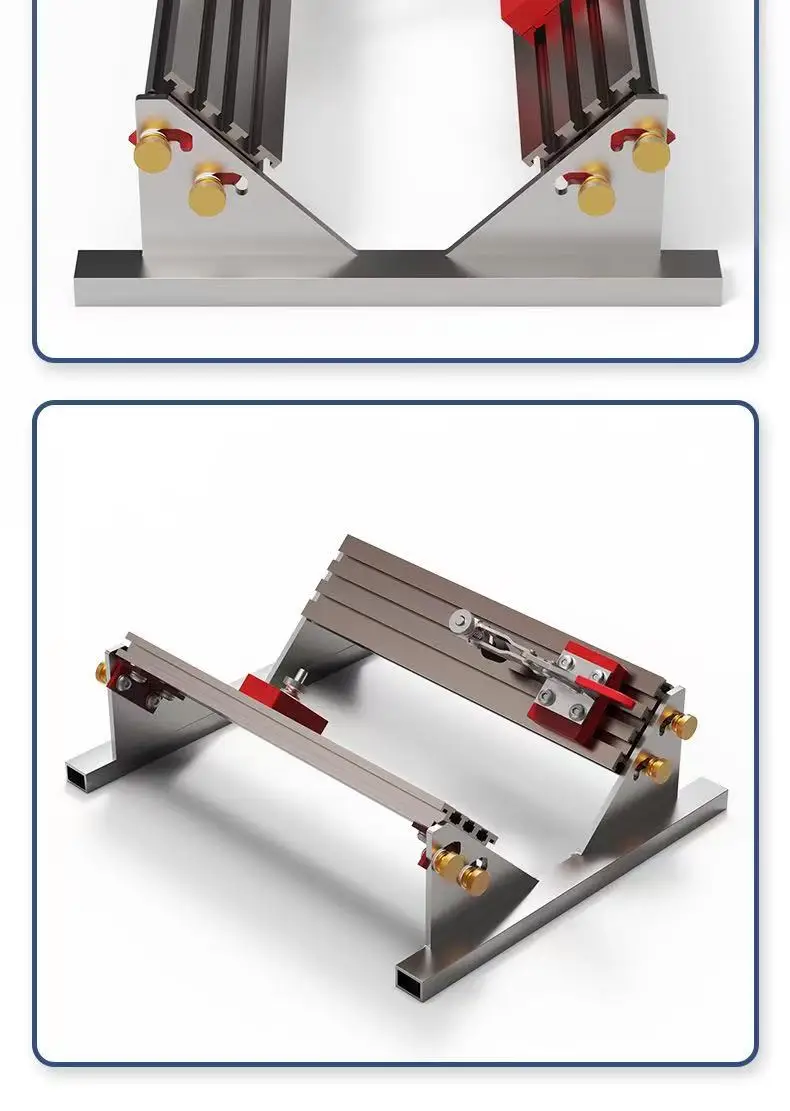 

Drawer Jig Locator 1/2"‑16" Adjustable Spline Clamp Drawer Clip Positioner for Right Angle Design Assists Woodworking Tool