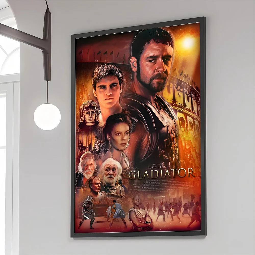 1 قطعة المصارع الفيلم الكلاسيكي المشارك الفيلم لزجة الملصقات الرجعية كرافت ورقة ملصق DIY بها بنفسك غرفة بار مقهى الجمالية الفن طلاء جدران #2