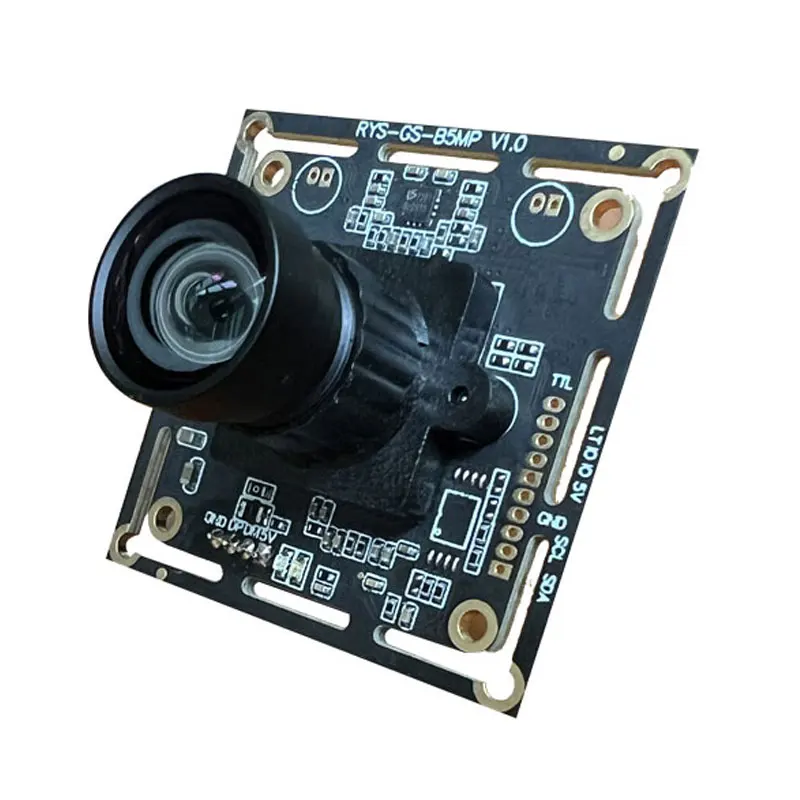 5MP Color Global Shutter USB Camera Module 60fps 70 Degree Wide Angle Mini Webcam Supports External Trigger Industrial Camera