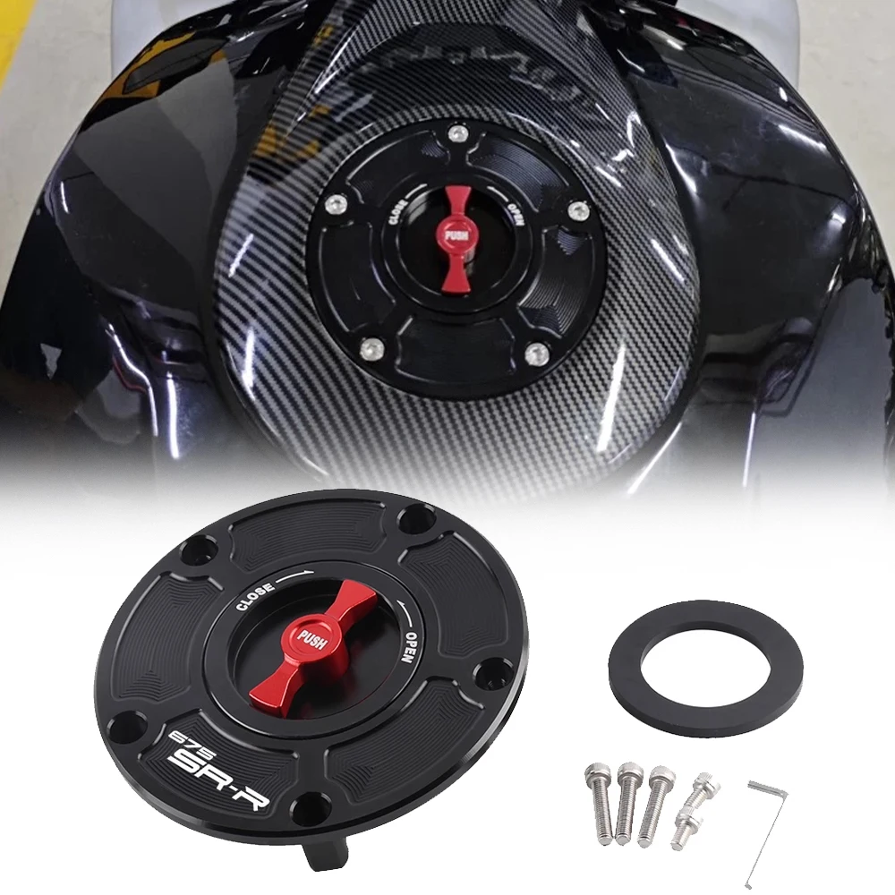 Gas Fuel Tank Cap For CF675 675SRR 675SR 675SS CF650-10 Tank Cover Modified Aluminum Quick Removal Tank Cover CNC Accessories