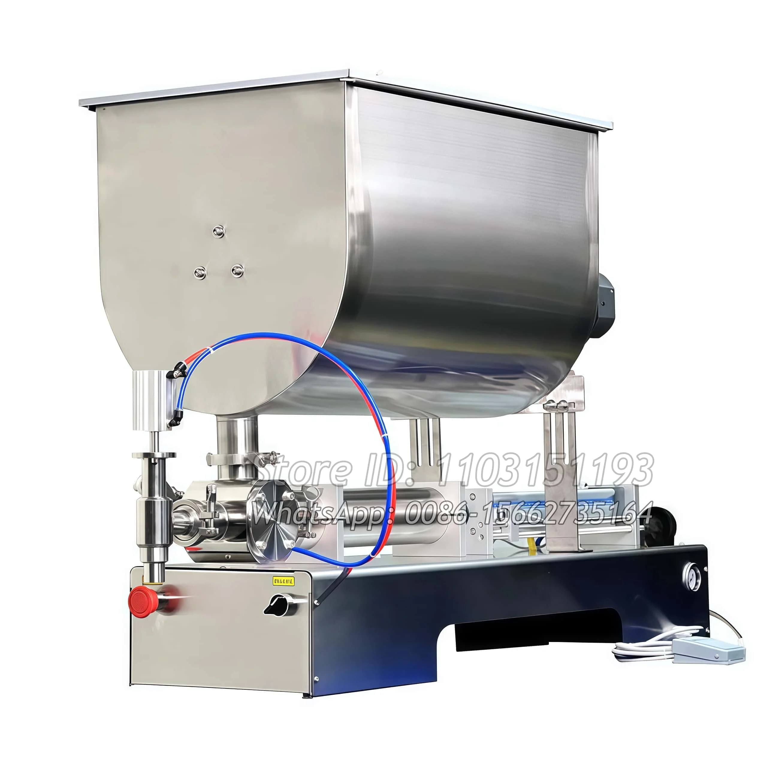 

Automatic U-shaped Filling Machine with Mixing Honey Peanut Butter Chocolate Soy Tomato Sauce Cream Paste Filling Machine