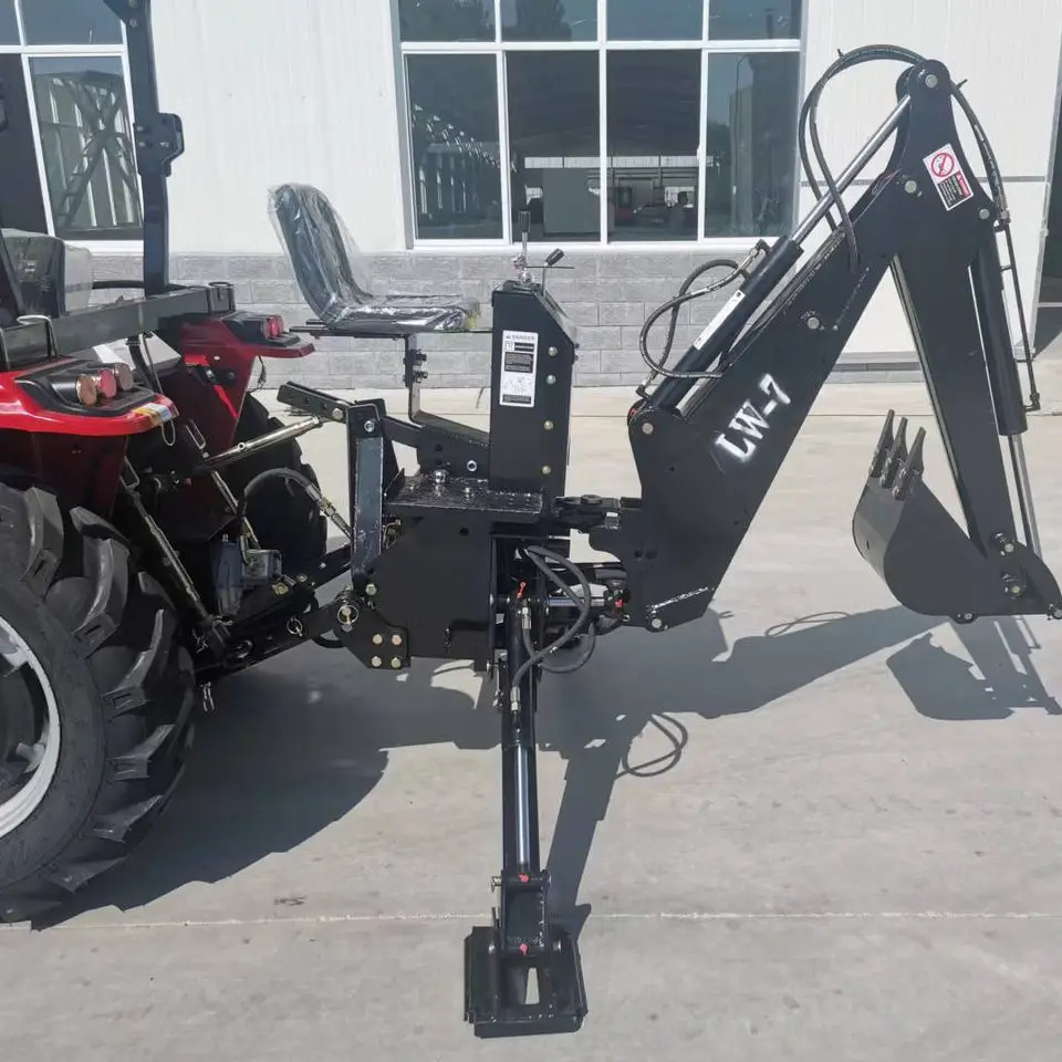 Agricultural Tractor Multifunctional Backhoe, Farm Orchard Plowing Tilling Backhoe Loader for Sale