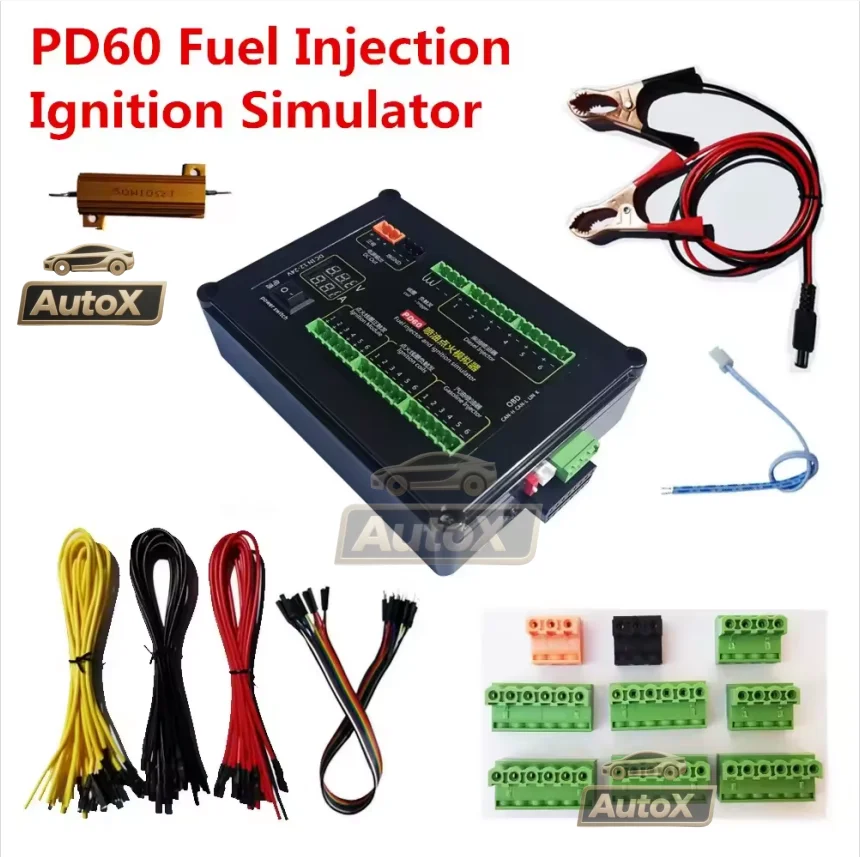 

Auto X PD60 Fuel Injection Ignition Simulator ECU Maintenance Platform Testing Equipment for Diesel Vehicle Computer Board