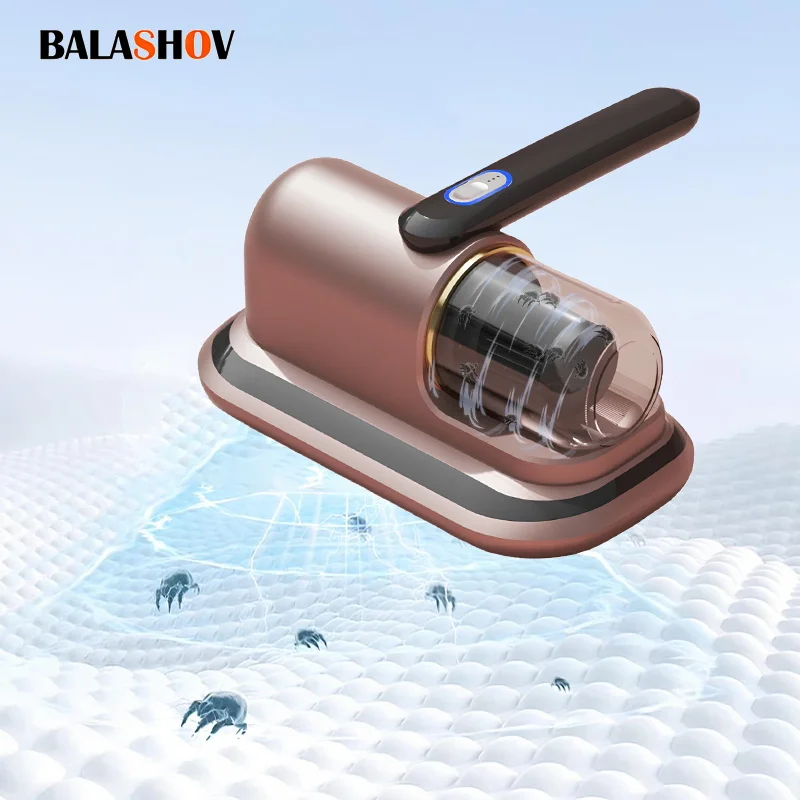 8000pa UV-C Wireless Vacuum Cleaner Mite Removal Handheld Mattress Bed Dust Remover Indepth Cleaning Sofa Detachable Filter