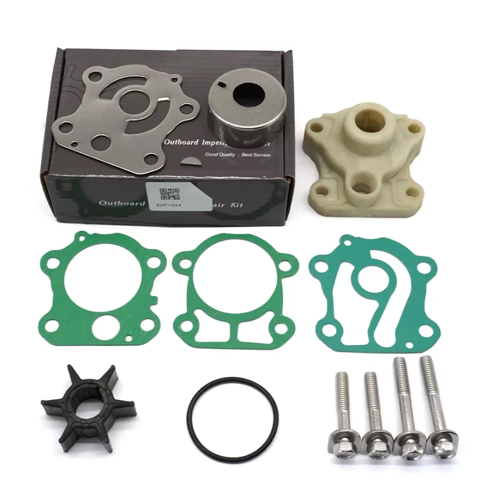 

Water Pump Repair Kit With Housing 6H3-W0078 for Yamaha 50 60 70HP F50 C60 C70 Outboard Motor 18-3464 12057 6H3-W0078-02
