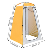 Outdoor Privacy Shower Tent Portable Waterproof Changing Room Shelter for Camping Hiking Folding Beach Toilet Shower Bathroom