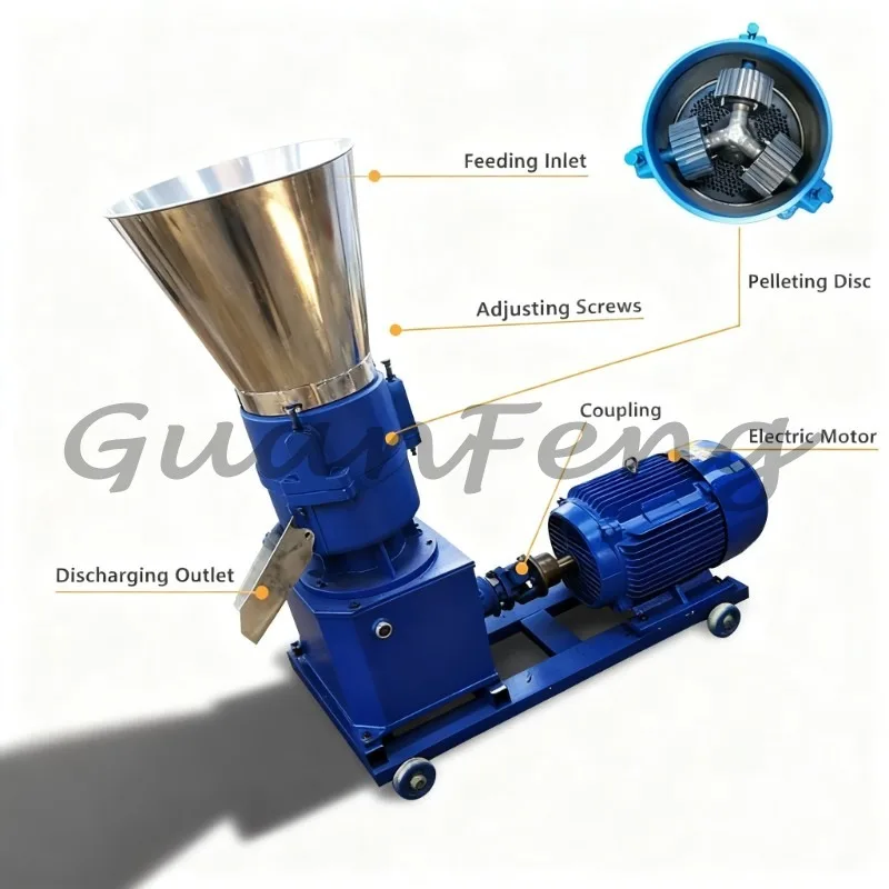 5.5.5kw Heavy Duty Feed Pellet Machine