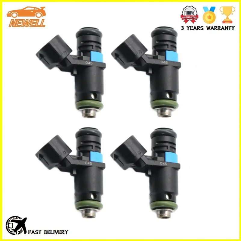 

4pcs 04E906031F 03C906031A Fuel injector For Seat Ibiza Cordoba Mii Skoda CITIGO FABIA III YETI VW CADDY Vento Passat Polo