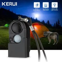 KERUI-Mini Detector de movimiento portátil, alarma de 120DB, sirena SOS, luz LED, alarma de seguridad para viajes, hogar, niños, alarmas personales seguras