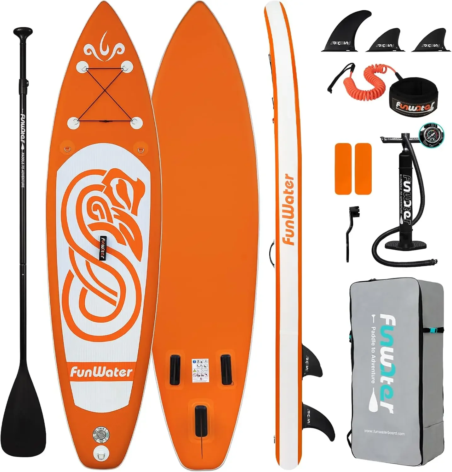 Inflatable Ultra-Light Stand Up Paddle Board for All Skill Levels with Premium SUP Paddleboard Accessories,Non-Slip Com