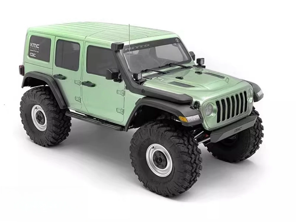 1/10 Crawler Car Plastic Snorkel and Lights Sets for AXIAL SCX10 III Jeep Wrangler Rubicon JL Body 1/10 RC Truck Option parts