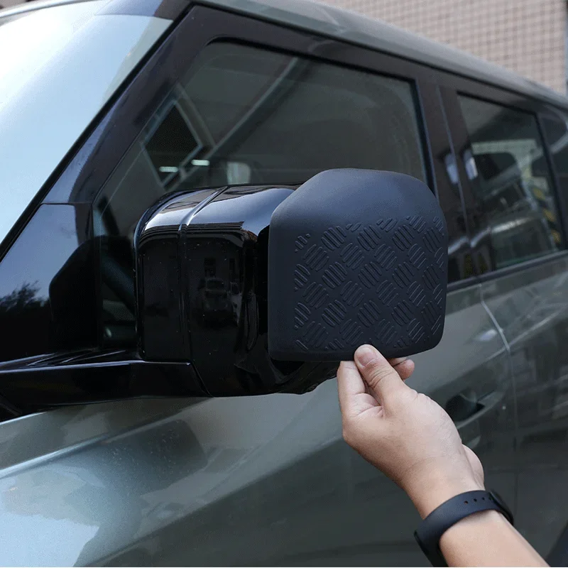 

For 2020-2024 Land Rover Defender 110 ABS Black Car Styling Side Rearview Mirror Cover Stickers Car Exterior Detail Accessories