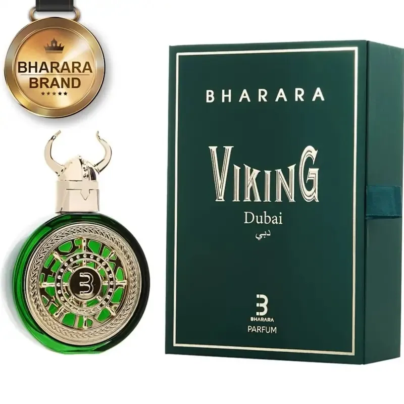 

Bharara viking dubai men's perfume, fresh citrus fragrance with musk amber base, lasting perfume - Holiday gifts