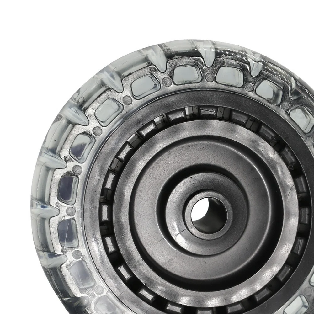 Swivel Casters for Grill Carts 6 Inch Transparent 150x75mm PP PVC Wheels with 3mm Thickness Load Bearing Design